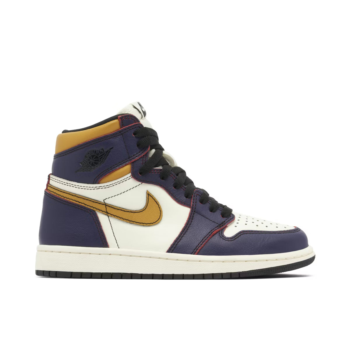 MENS JORDAN 1 RETRO HIGH LAKERS VS BULLS