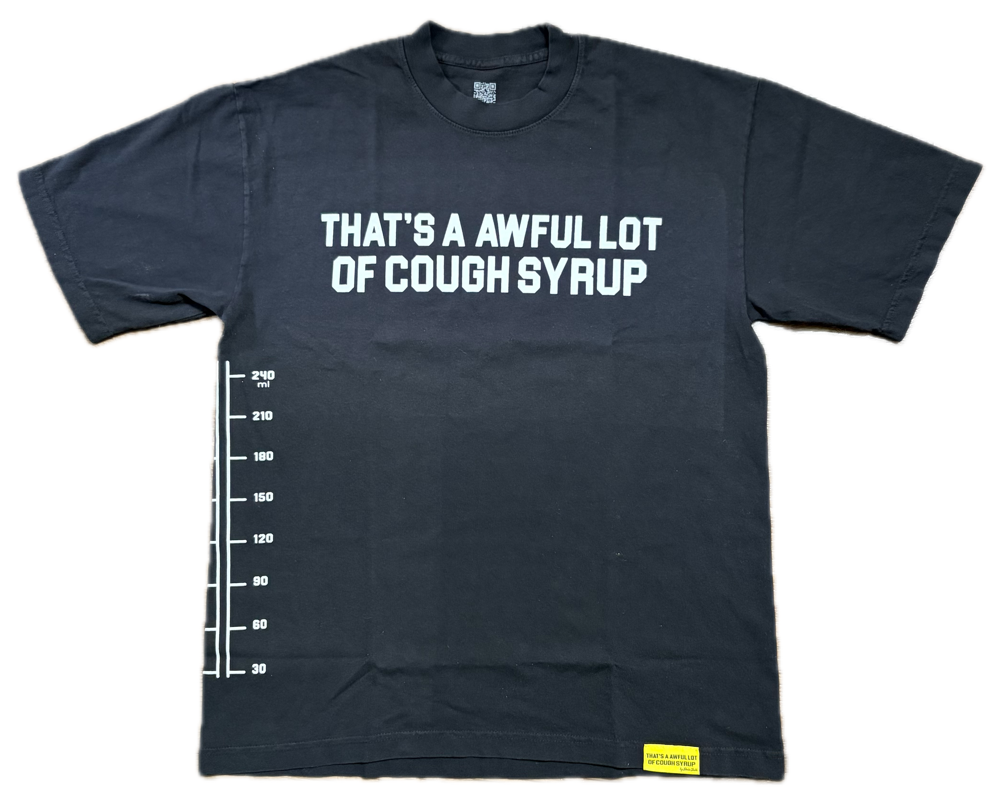 CLASSIC MEASUREMENT TEE BLACK