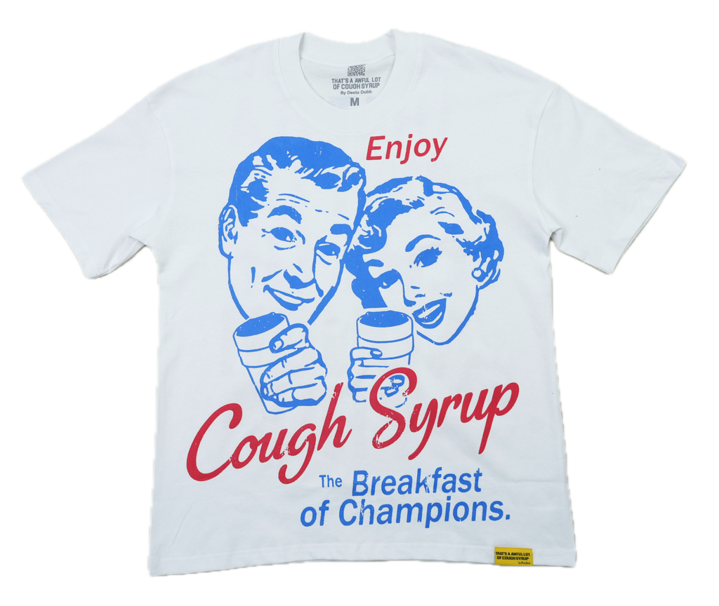 BREAKFAST OF CHAMPIONS TEE WHITE