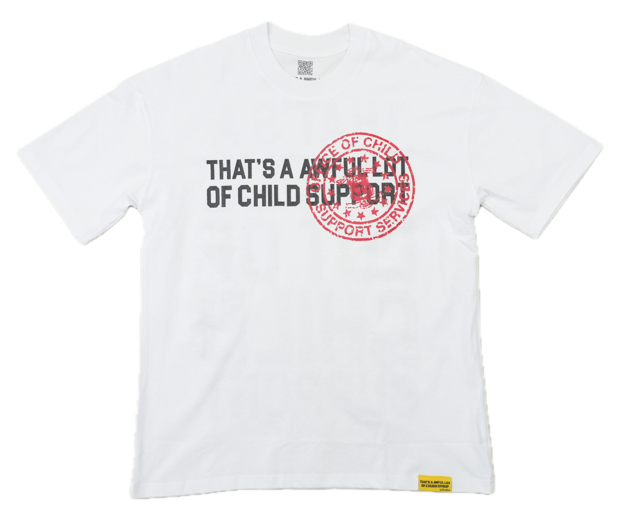 CHILD SUPPORT TEE WHITE
