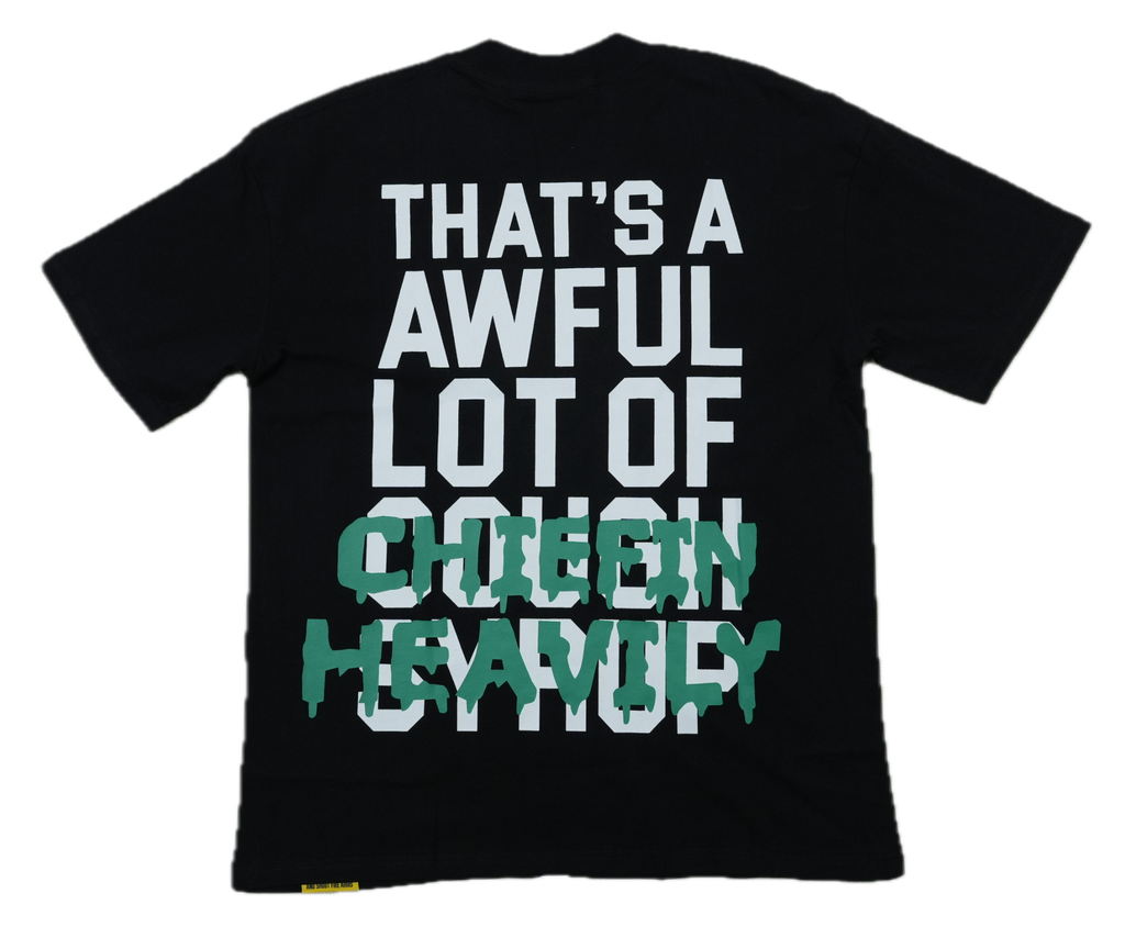 CHIEFIN HEAVILY TEE BLACK
