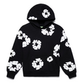 COTTON WREATH HOODIE BLACK