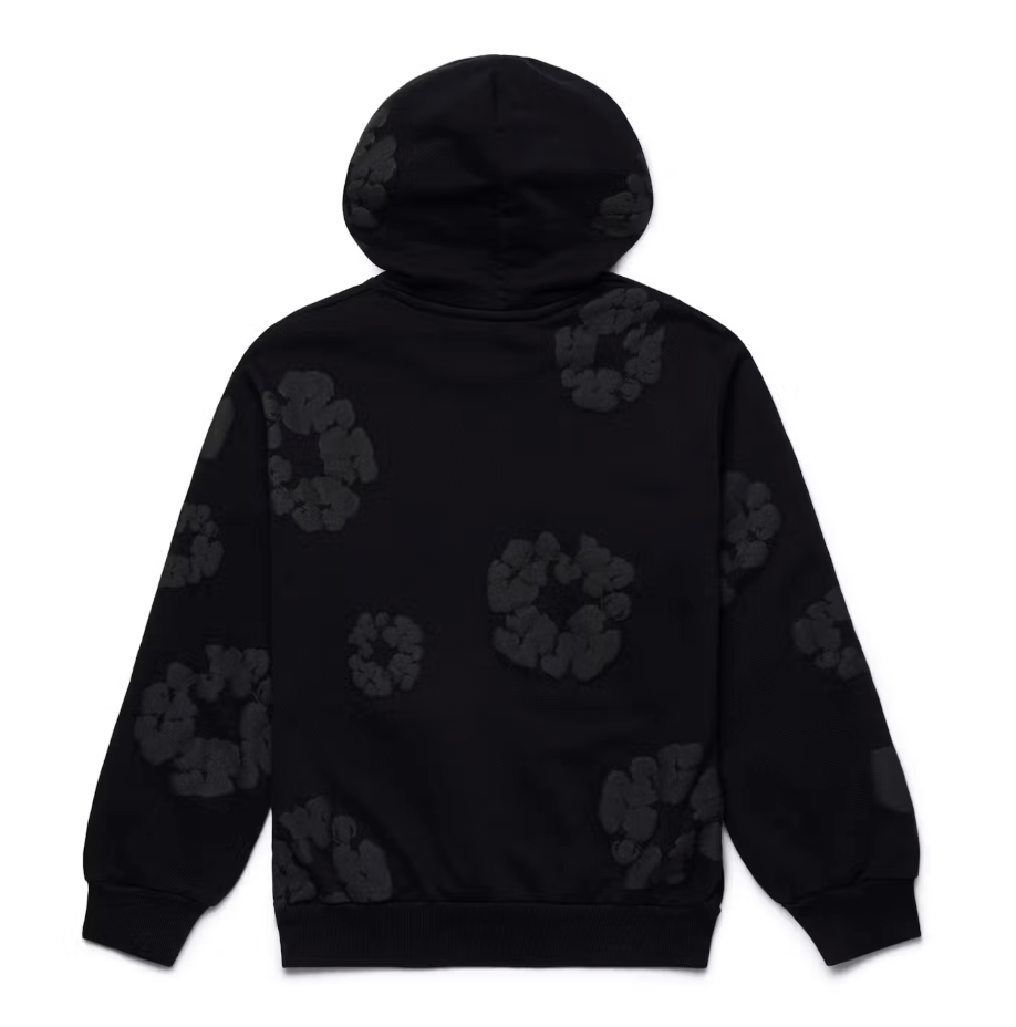 COTTON WREATH HOODIE MONOCHROME