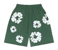 COTTON WREATH SHORTS GREEN