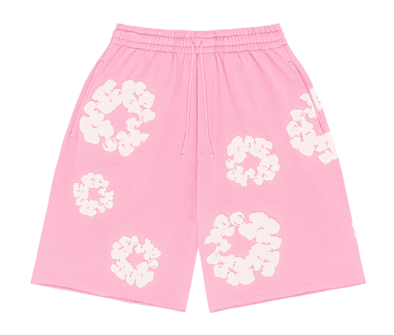 COTTON WREATH SHORTS PINK