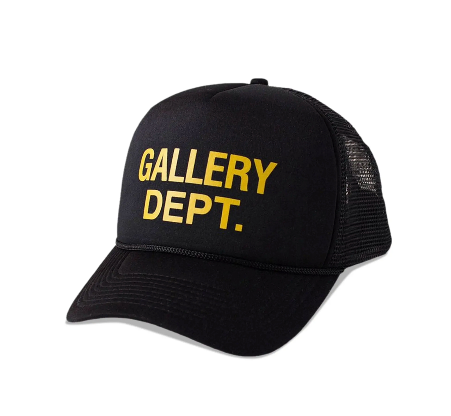 LOGO TRUCKER HAT BLACK