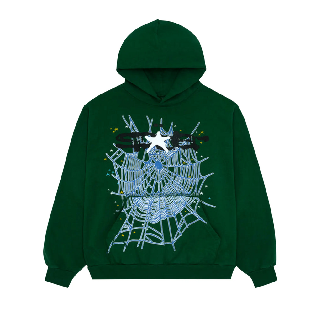 WEB HOODIE HUNTER GREEN