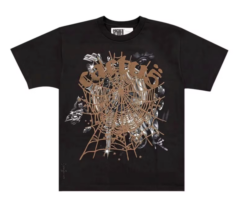 CACTUS JACK AIRBRUSH TEE BLACK