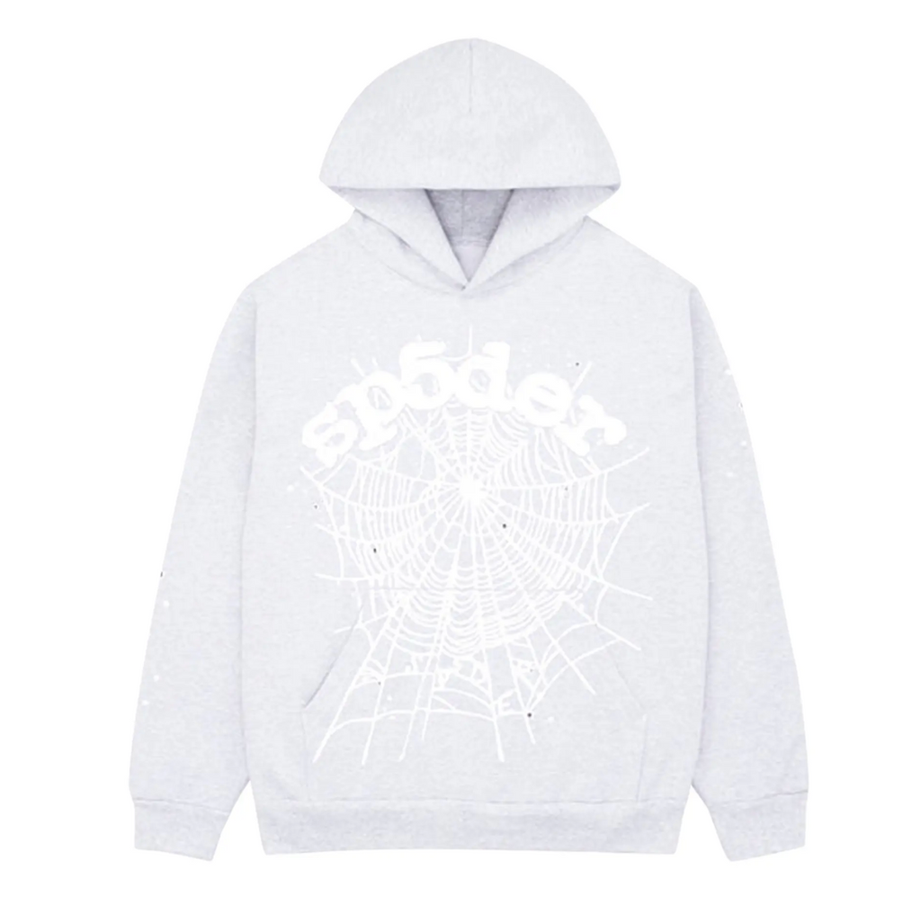 OG WEB HOODIE HEATHER GREY