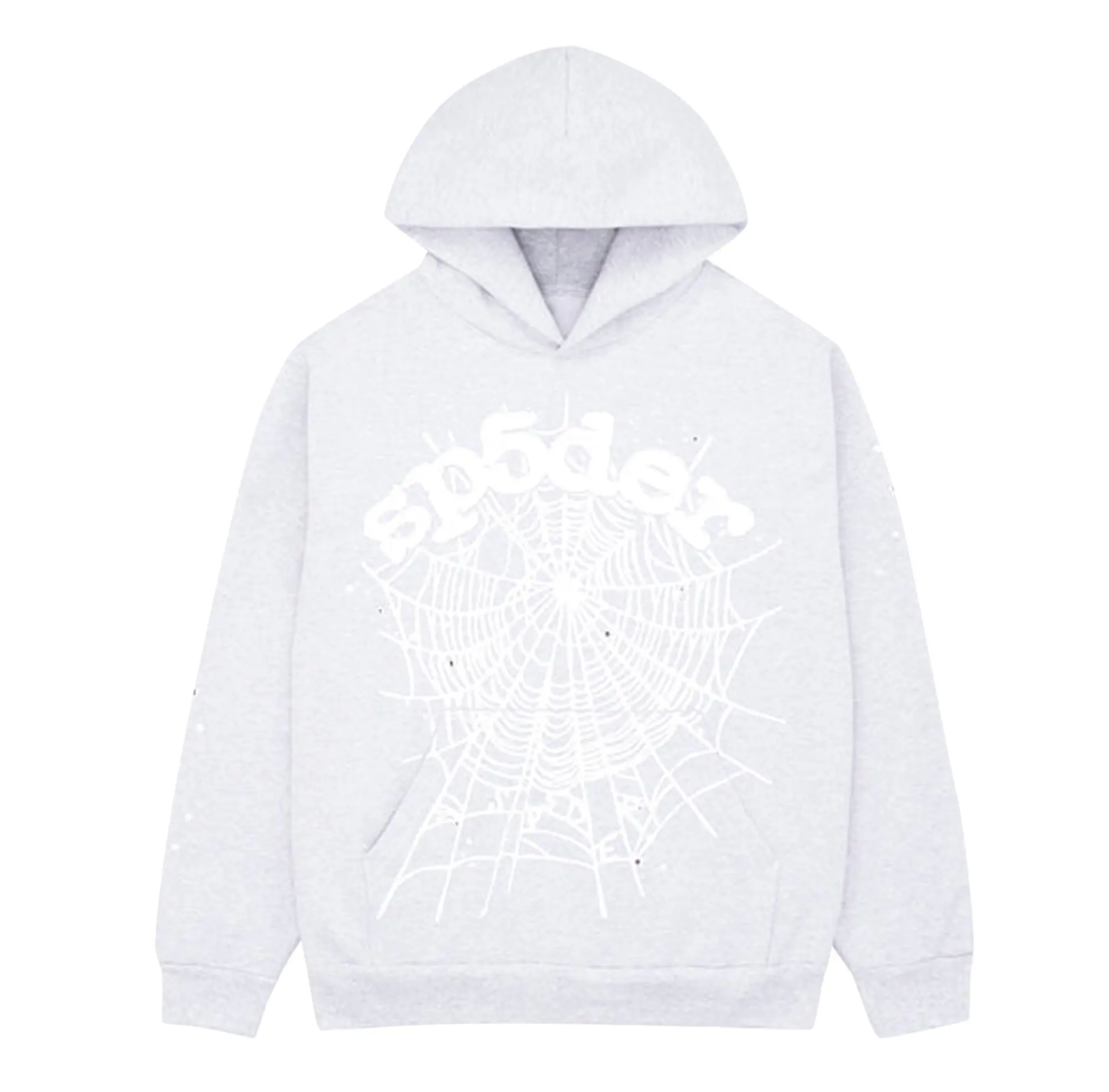 OG WEB HOODIE HEATHER GREY
