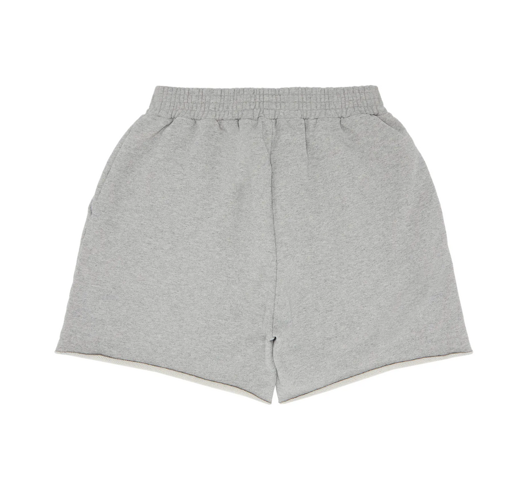 OG WEB LOGO SWEATSHORT HEATHER GREY