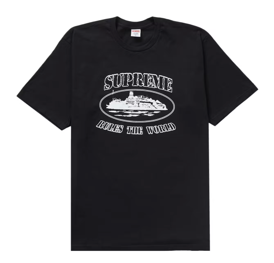 CORTEIZ RULES THE WORLD TEE BLACK