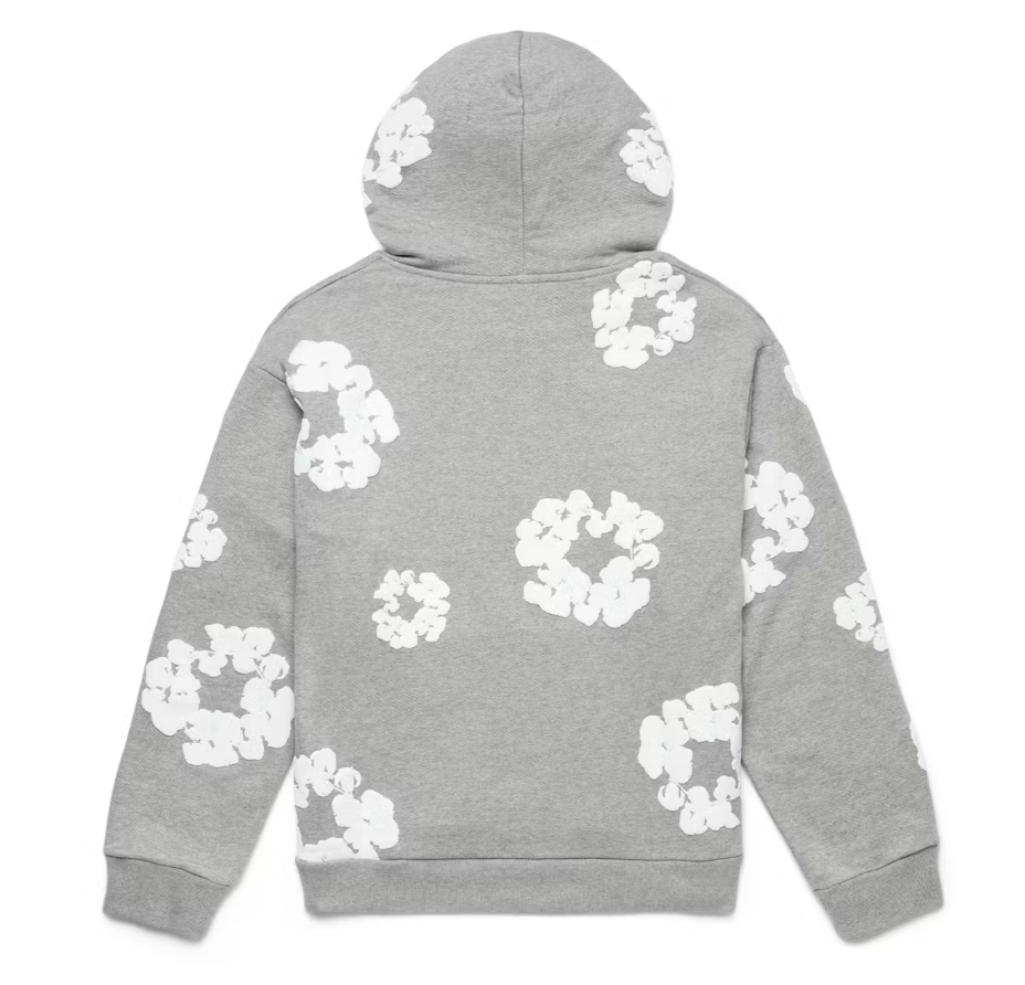 COTTON WREATH HOODIE GREY USA TAG