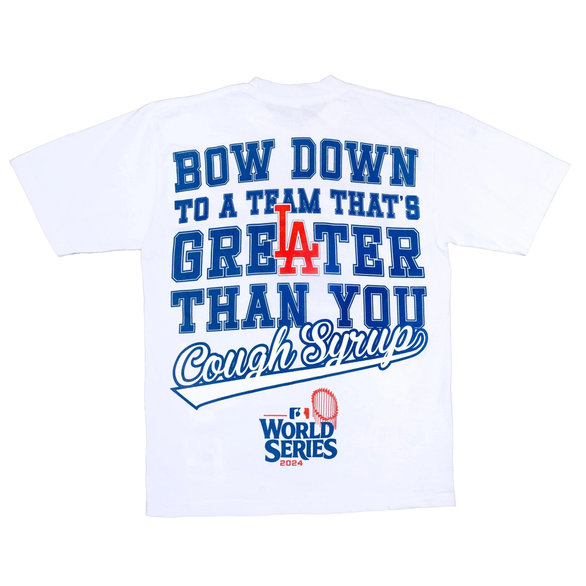 DODGERS WORLD SERIES TEE WHITE